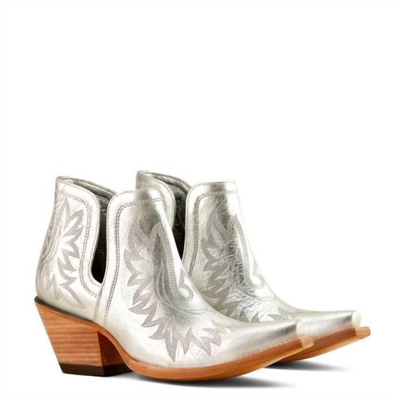 NEW ARIAT women's dixon boots in silver - Picture 1 of 2